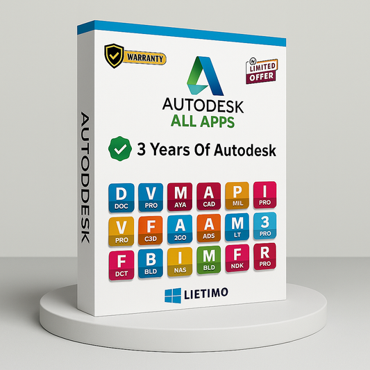 Licence d'accès complet Autodesk de 3 ans – 43 outils logiciels premium (monde)